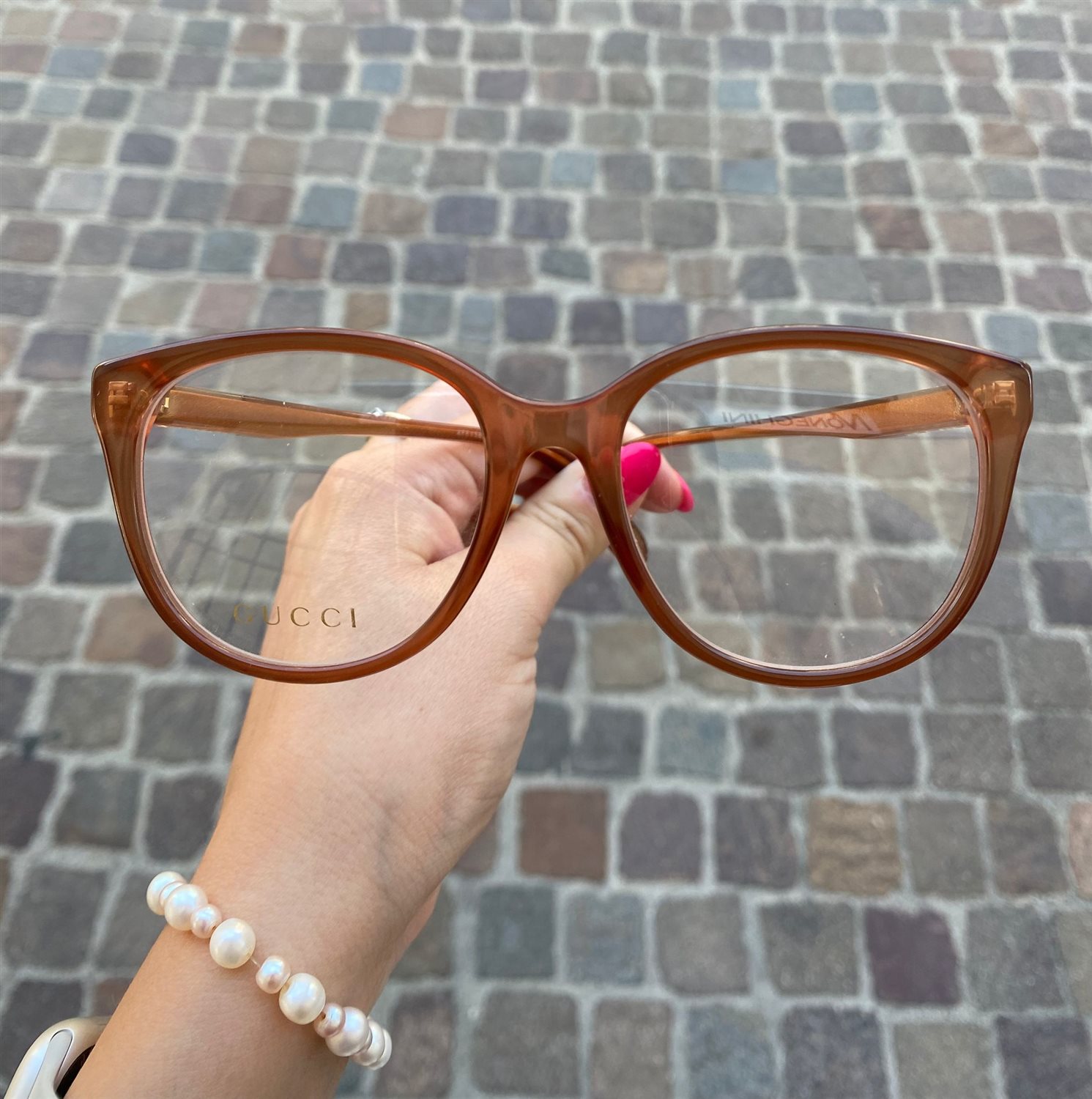 Gucci cheap brown eyeglasses